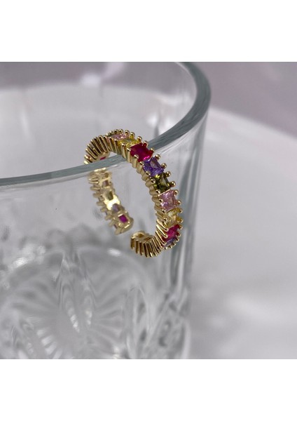 Gümüş Kaplama Renkli Tamtur Yüzük , Gold/altın Kaplama Renkli Tamtur Yüzük fiyatları