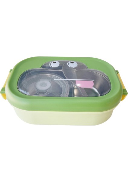 Karikatür 304 Paslanmaz Çelik Bölmeli Öğle Yemeği Kutusu (Yurt Dışından)