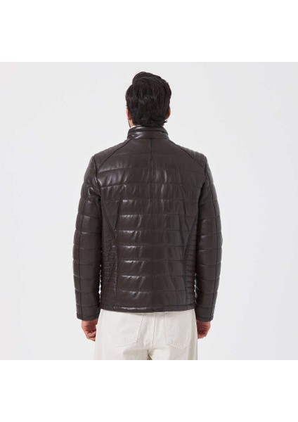 Kahve Hakiki Deri Erkek Hakiki Deri Mont - E23KDM310514-Q3V indirimleri