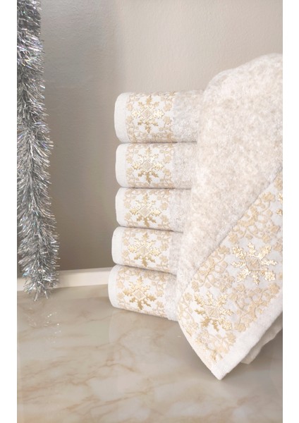 50X90 cm 6 Lı Kutulu %50 Pamuk - %50 Modal Havlu fırsatları