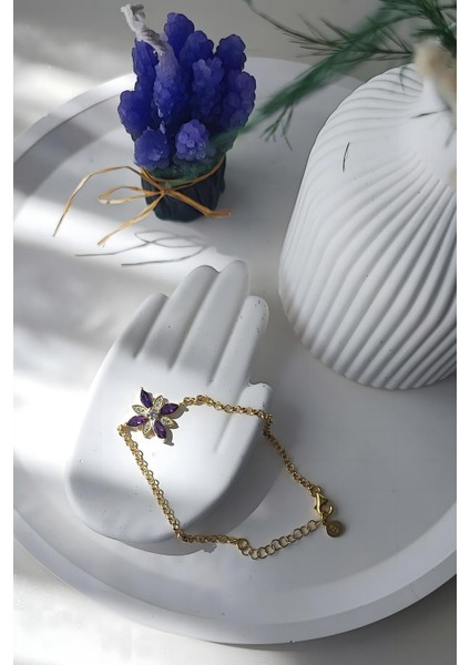 Yaşam Çiçeği Gümüş Bileklik modelleri