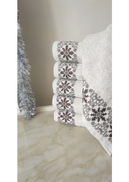 50X90 cm 6 Lı Kutulu %50 Pamuk - %50 Modal Havlu modelleri