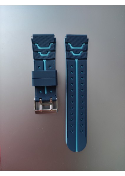 Huawei Watch Fit 2 Uyumlu Renkli Silikon Kordon Pim Çevirici Aparatı ile Birlikte Mavi Düz fiyatları