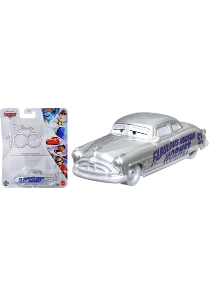 Dısney 100 Cars 3 Tekli Karakter Araçlar Fabulous Hudson Hornet DXV29 HNR00 modelleri