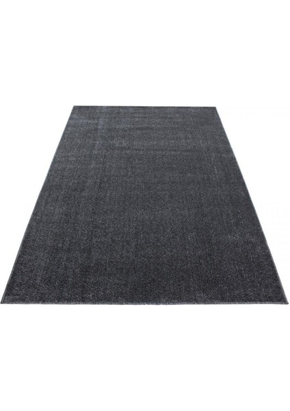 Carpettex Halı Yumuşak Kısa Havlı Modern Halı Düz Gri Renkli Halı