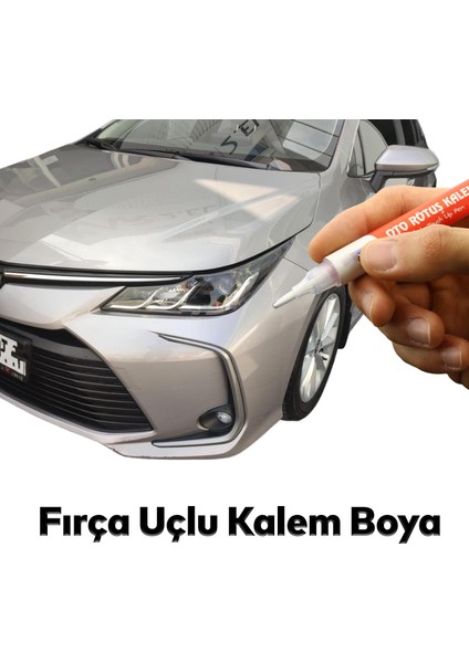 Oto Rötuş Kalemi 5 ml Araç Kaporta Tampon Çizik Giderici Fırça Yenileme Metalik Gümüş Renk Boya modelleri