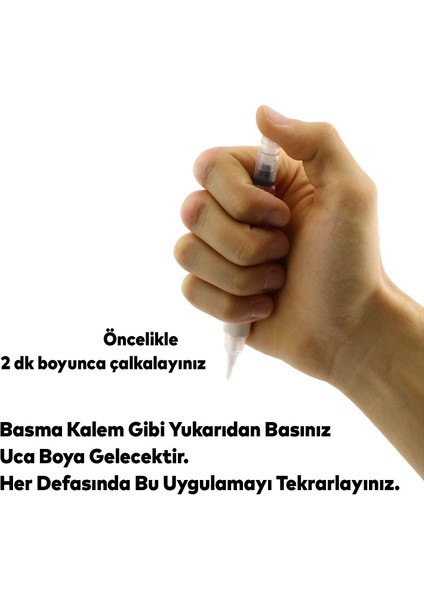 Oto Rötuş Kalemi 5 ml Araç Kaporta Tampon Çizik Giderici Fırça Yenileme Metalik Gümüş Renk Boya fırsatları