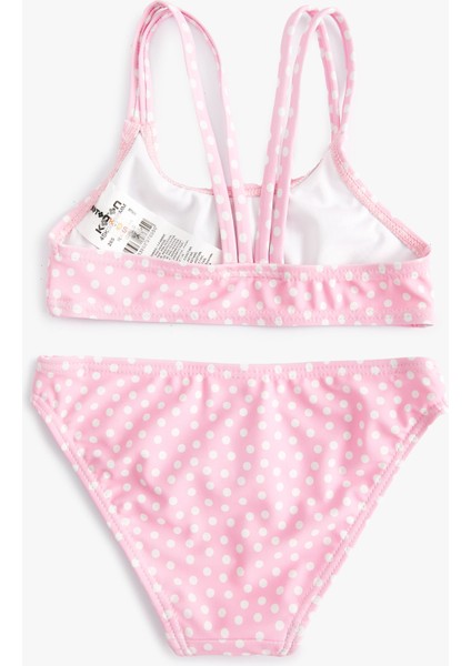 Bikini Takımı Unicorn Baskılı Ince Askılı