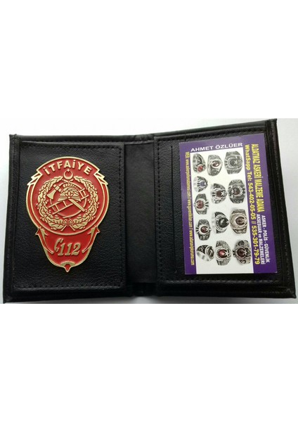 Itfaiye Rozetli 2-Adet Cüzdan Satınal.sadece Kurum Adresine Gönderilir.