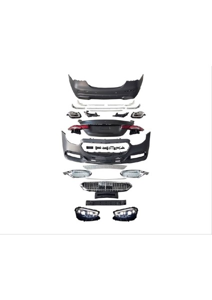 Mercedes w213 maybach görünüm body kit 2020+
