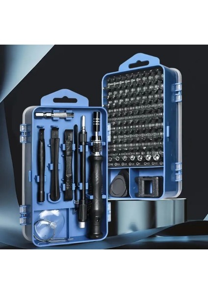 Hassas Tornavida Seti 117 1 Manyetik Onarım Aracı Kiti ile 98 Torx Phillips Tornavida Uçları IPhone Pc modelleri