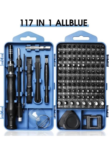 Hassas Tornavida Seti 117 1 Manyetik Onarım Aracı Kiti ile 98 Torx Phillips Tornavida Uçları IPhone Pc fırsatları