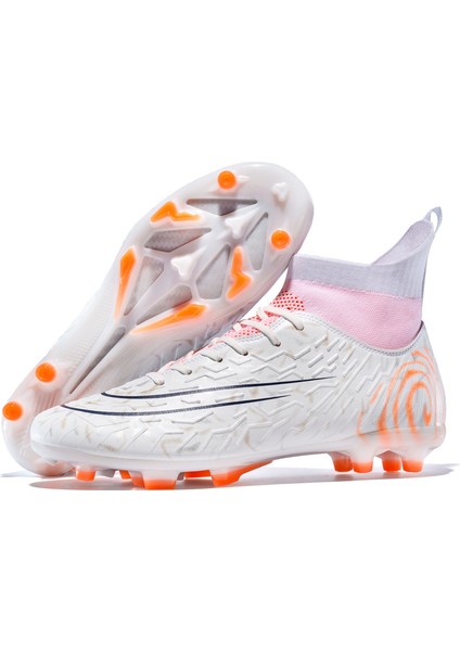 Futbol Ayakkabıları Erkek Erkek Futbol Spikes Fg Kaymaz Aşınmaya Dayanıklı Futbol Ayakkabıları (Yurt Dışından)