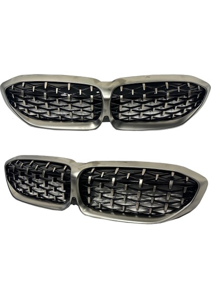 Bmw g20 diamond ön panjur ızgara böbrek gri 2019+