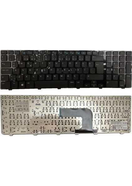 Dell Nsk-Dzasc 0t ,dell PK130T31A22 Notebook Klavye (Siyah Tr)