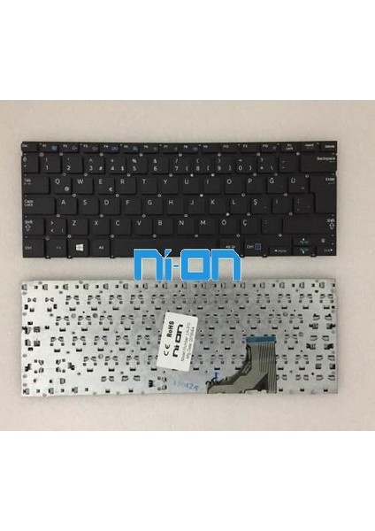 Samsung NP540U3 ,samsung NP530U3B Notebook Klavye (Siyah Tr)