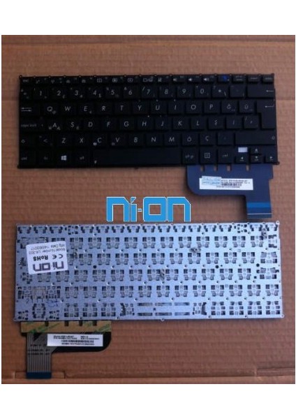 Asus Taichi 21-DH51 Taichi 21-DH71 Notebook Klavye (Siyah Tr)