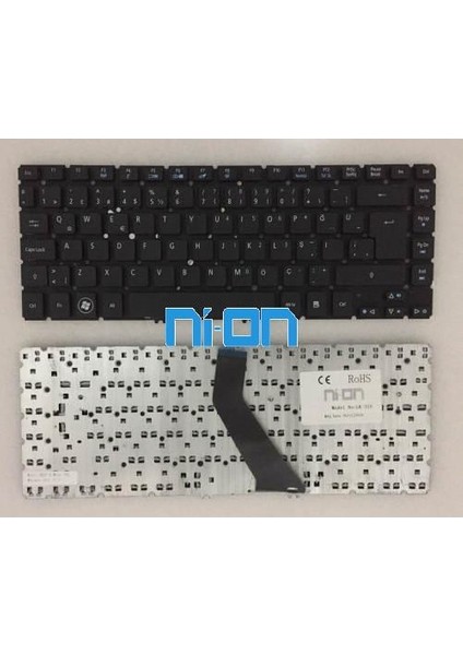 Acer MS2360 ,acer Aspire V5-431PG Notebook Klavye (Siyah Tr)