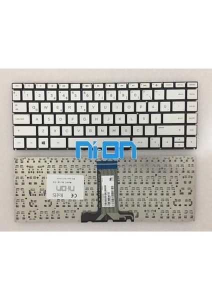 Hp 924115-141 924116-141,HP Pavilion X360 13-S Notebook Klavye (Gri Tr)