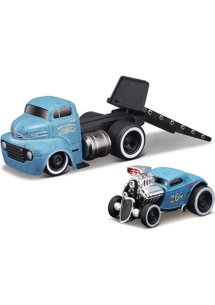 Muscle Machines Taşıyıcı ve Araç Set 1/64 01 59048