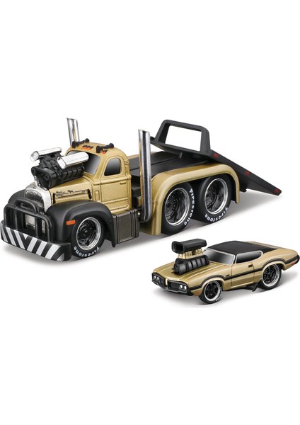 Muscle Machines Taşıyıcı ve Araç Set 1/64 04 59051