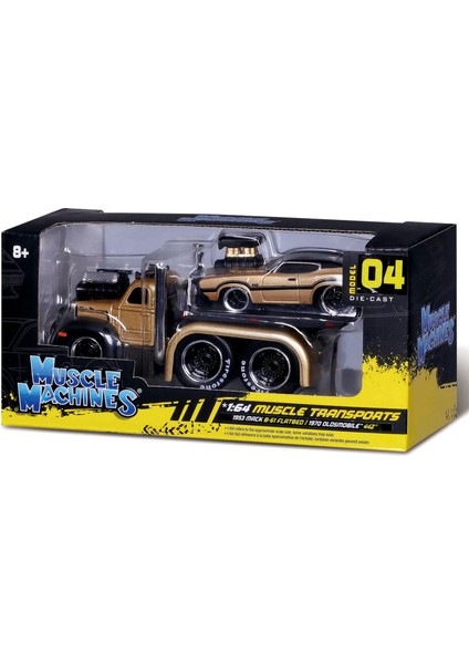 Muscle Machines Taşıyıcı ve Araç Set 1/64 04 59051