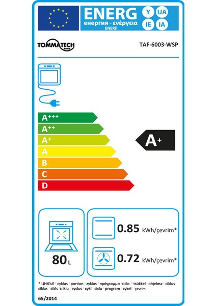 TAF6003WSP Ankastre Elektrikli Fırın