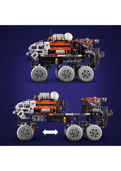 ® Technic Mars Ekibi Keşif Aracı 42180 - 11 Yaş ve Üzeri Uzay Meraklısı Çocuklar Için Koleksiyonluk Yaratıcı Oyuncak Model Yapım Seti (1599 Parça)