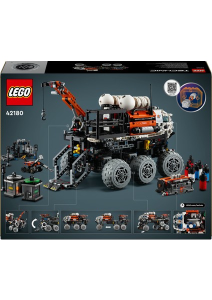 ® Technic Mars Ekibi Keşif Aracı 42180 - 11 Yaş ve Üzeri Uzay Meraklısı Çocuklar Için Koleksiyonluk Yaratıcı Oyuncak Model Yapım Seti (1599 Parça)