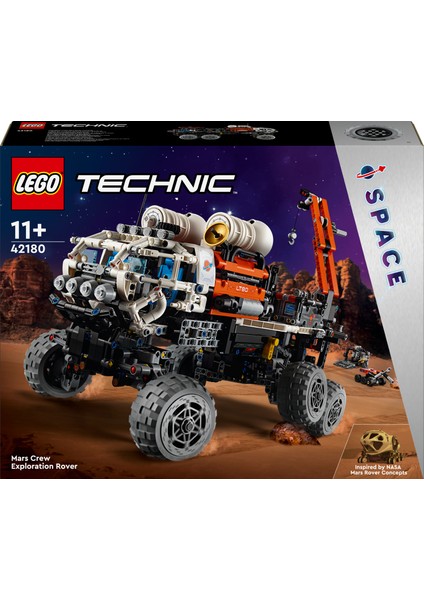 ® Technic Mars Ekibi Keşif Aracı 42180 - 11 Yaş ve Üzeri Uzay Meraklısı Çocuklar Için Koleksiyonluk Yaratıcı Oyuncak Model Yapım Seti (1599 Parça)