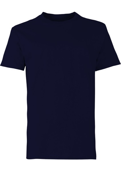 Suprem O Yaka Tshırt Lacivert-Xxl