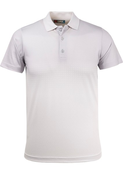 Çizgi Trikoerkek Polo Yaka Düğmeli T-Shirt Regular Kalıp