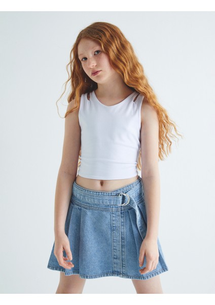 Crop Atlet Çift Askılı Pamuklu fiyatları