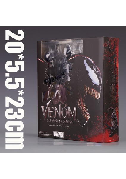 Shf Venom 2 Symbiote Marvel Universe Inanılmaz Örümcek Adam Venom Hareketli Film Şekilli Kalıp Oyuncak (Yurt Dışından)