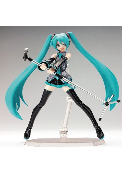 Hatsune Miku FIGMA014 Hareketli Eklemler Hatsune Yüz Değiştiren Bebek Süsü Kutulu (Yurt Dışından)