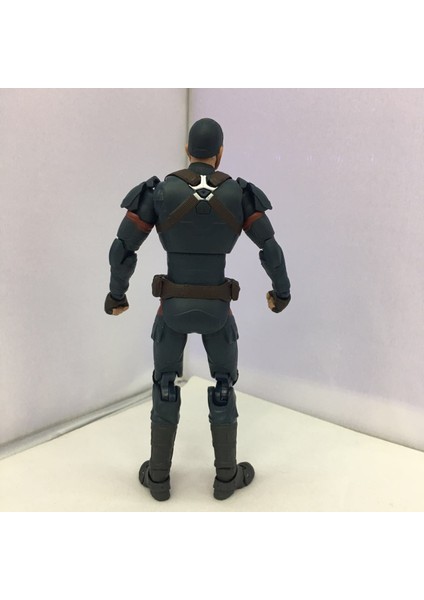 Avengers 4 Shf Kaptan Amerika 3 Hareketli Ofis Heykelcik Modeli (Yurt Dışından)