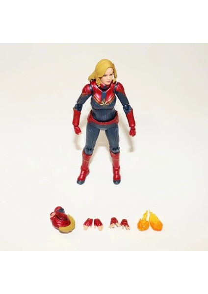 Avengers 4 Captain Marvel Shf Endgame Süsleme Modeli (Yurt Dışından)