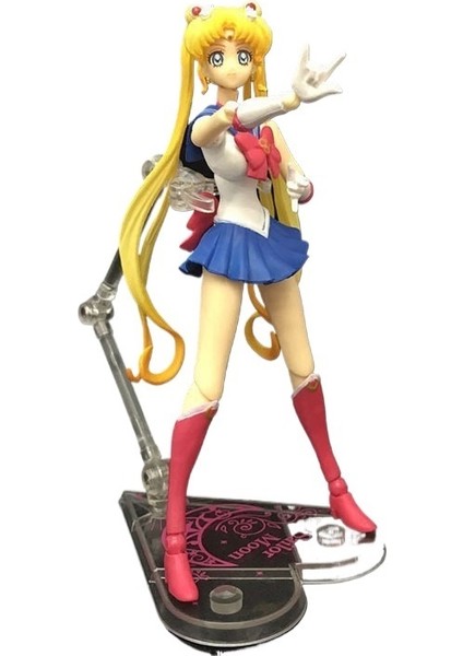 Sailor Moon Sui Bing Yue Iı Hareketli Moon Hare Eklemleri Hareketli Ofis Heykelcik Modeli (Yurt Dışından)