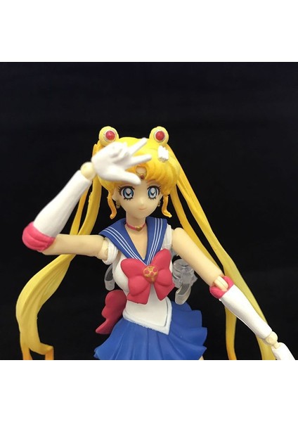 Sailor Moon Sui Bing Yue Iı Hareketli Moon Hare Eklemleri Hareketli Ofis Heykelcik Modeli (Yurt Dışından)