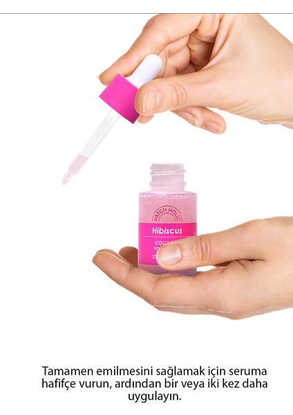 Gözenekli Ciltler Için Hibiscus ve Kolajen Içeren Pore Serum
