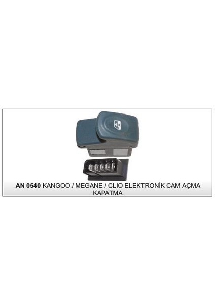 Cam Kaldırma Anahtarı Sol Uzun Taban Kangoo  Megane 1 7700307605 AN0540 Dodo