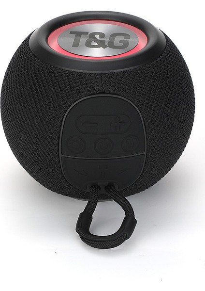 Bluetooth Hoparlör Kablosuz Renkli Lamba Kumaş Kart Subwoofer Açık Taşınabilir Mini Bluetooth Hoparlör (Yurt Dışından)