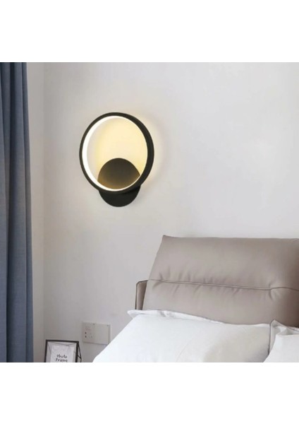 Modern Siyah Tarz Günışığı LED Duvar Aplik 1ADET