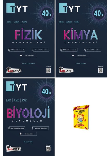 TYT Deneme ler Fizik Kimya Biyoloji