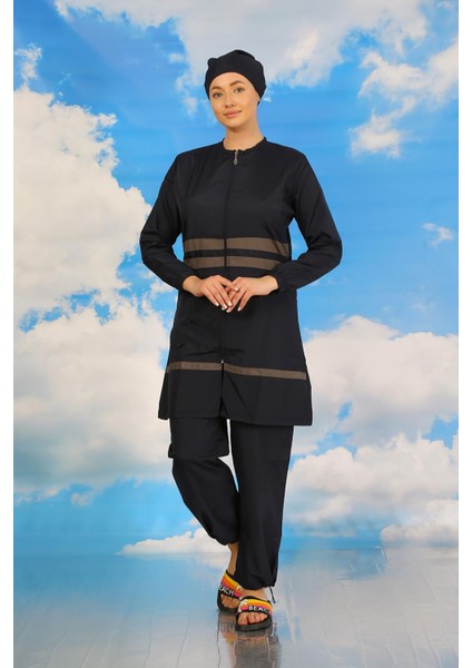 Kadın Tam Tesettür Mayo Lacivert 31061 fiyatları