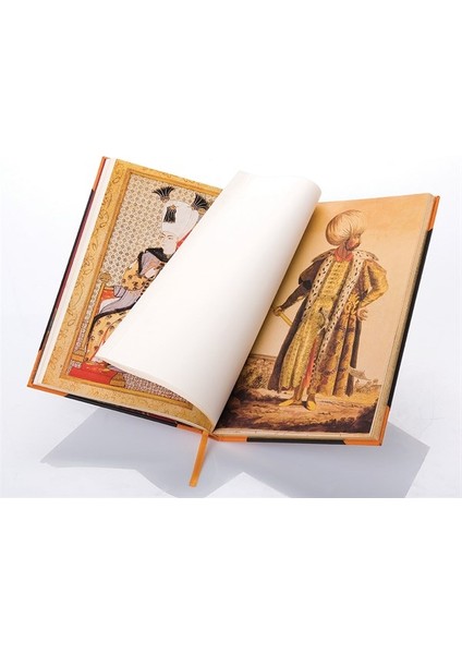 Le Color Osmanlı Kaftan Journal Çizgili Sultan Yeşil