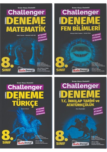 LGS 8.Sınıf Challengertüm Dersler Deneme Seti