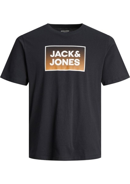 Jack & Jones Steel Erkek Lacivert Bisiklet Yaka Tişört