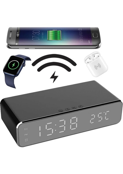 Kablosuz Şarjlı Masa Saati
