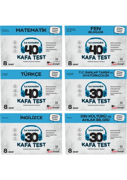 LGS 8.Sınıf Çöz Bitir Yaprak Test Tüm Dersler Set